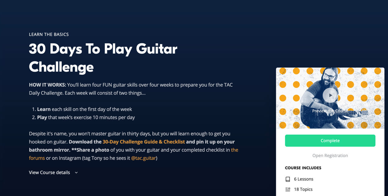 30 Days to Play Guitar