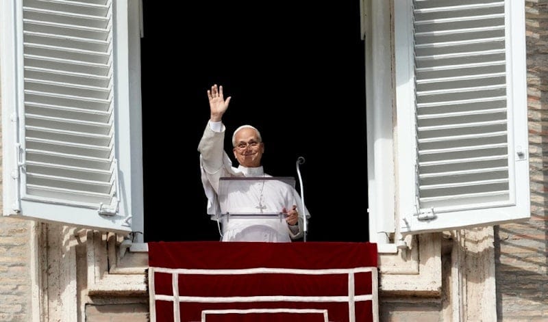 Pope Leo XIV delivers the Angelus noon prayer in St. Peter's Square, at the Vatican, Sunday, Oct. 25, 2026. (AP Photo/Gregorio Borgia) Pope Leo XIV delivers the Angelus noon prayer in St. Peter's Square, at the Vatican, Sunday, Oct. 25, 2026. (AP Photo/Gregorio Borgia)