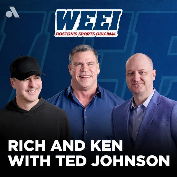 Rich and Ken with Ted Johnson