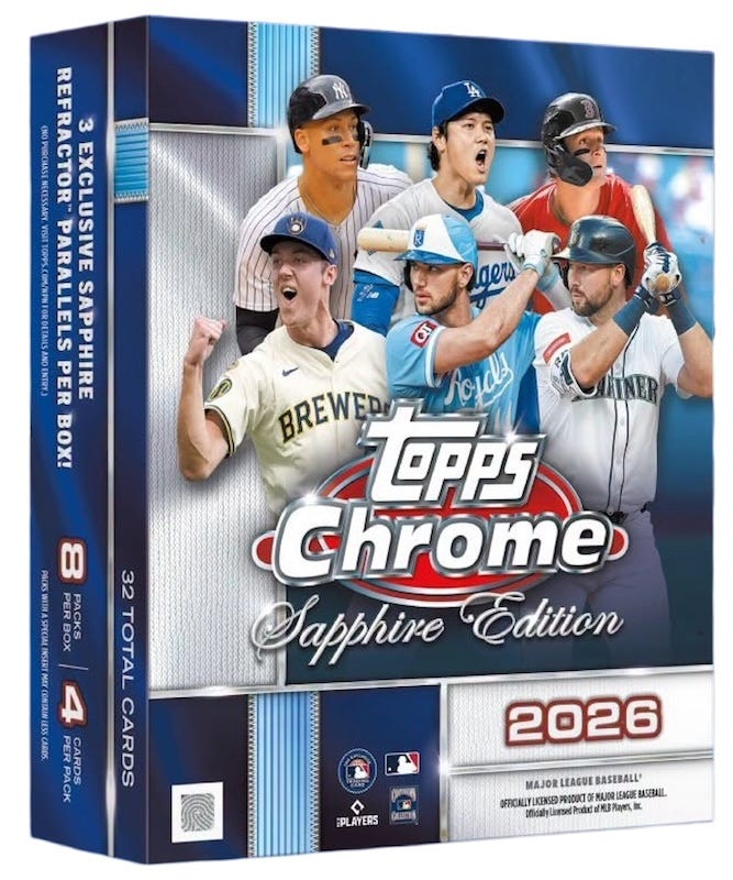 2026 Topps Chrome Sapphire Baseball Checklist Guide in-content 1