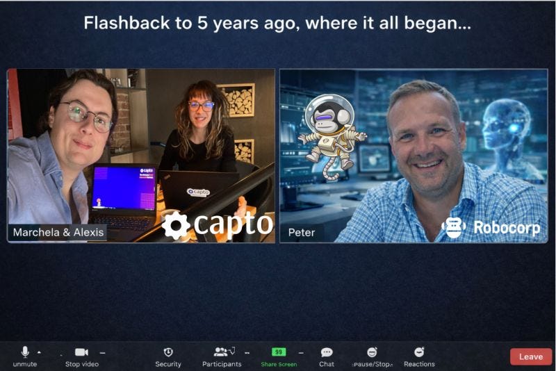 "The days are long, but the years are short." My thoughts about Capto's 5-year Anniversary