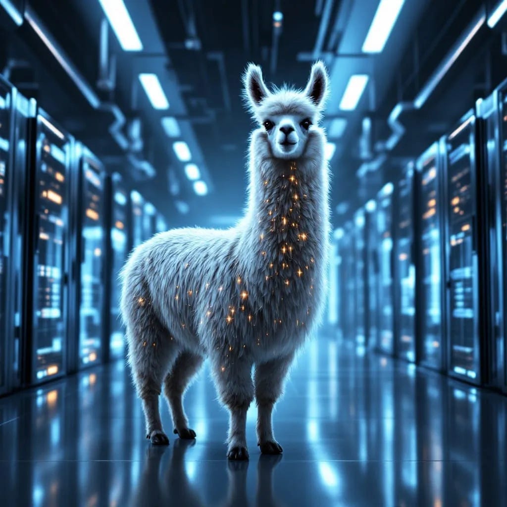 The return of the Llama! (I hope it maintains its hygiene)