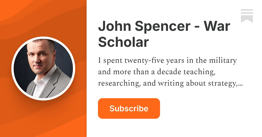 John Spencer - Urban Warfare | Substack