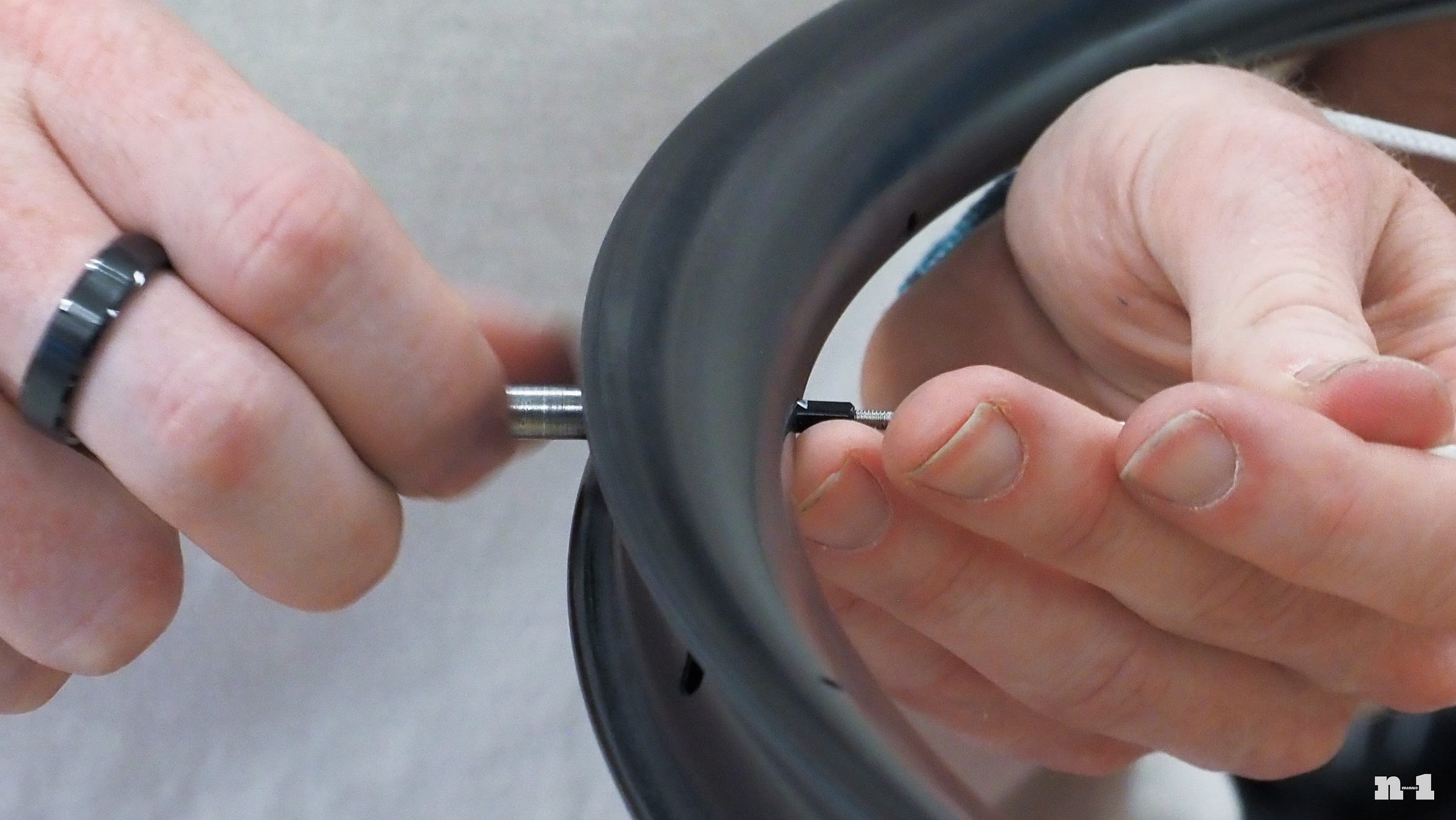 Berd spokes attaching nipples