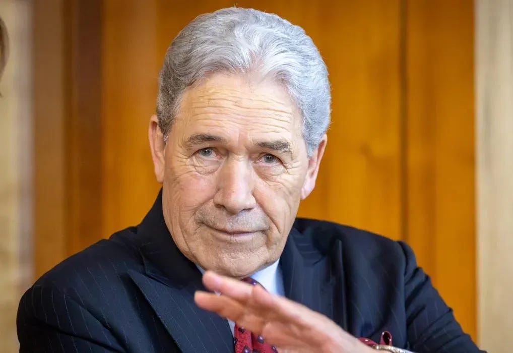 Winston Peters says Māori seats should go, because he doesn’t like the behaviour of Te Pāti Māori. 