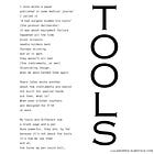 Poem on a Post-It [9]: Tools
