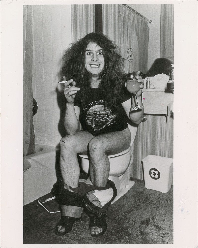 Black Sabbath: Ozzy Osbourne Original Vintage Photograph | RR Auction Black Sabbath: Ozzy Osbourne Original Vintage Photograph | RR Auction