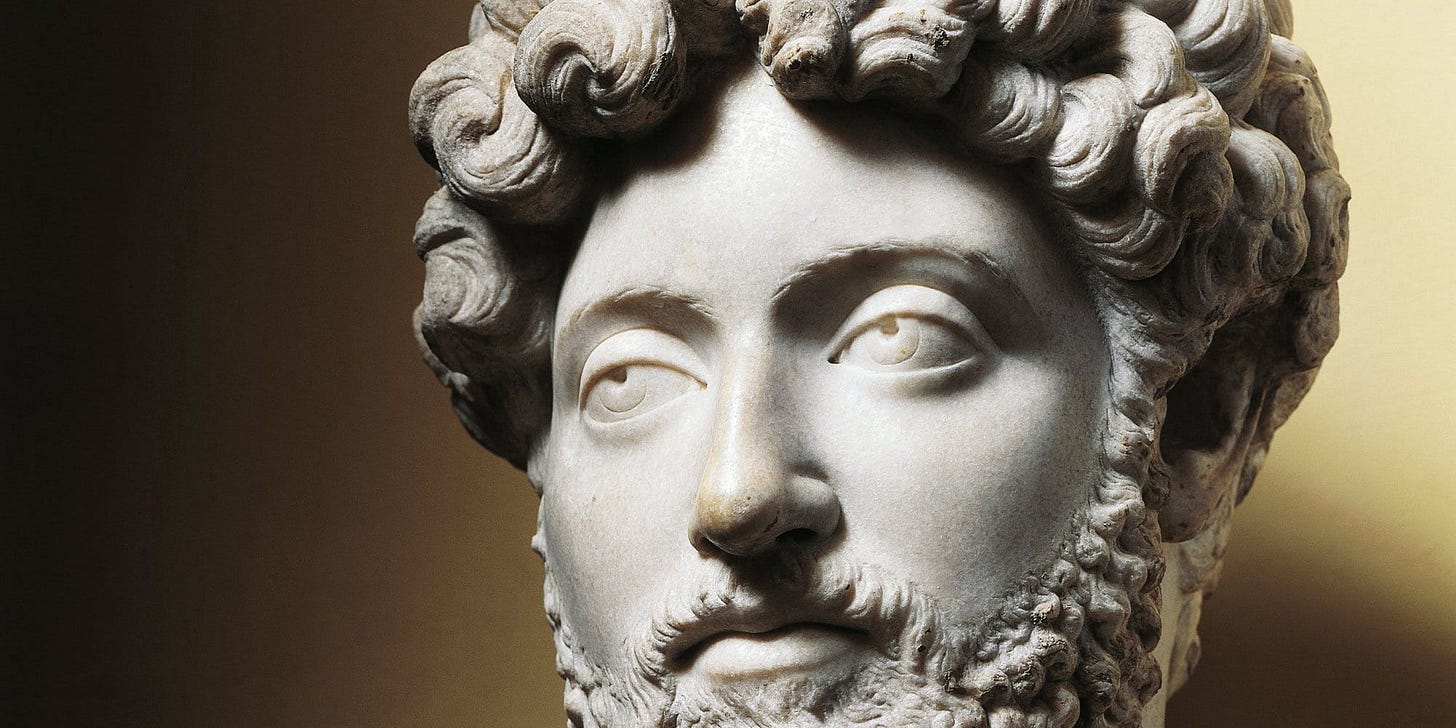 image of a bust of Marcus Aurelius for article by Larry G. Maguire image of a bust of Marcus Aurelius for article by Larry G. Maguire