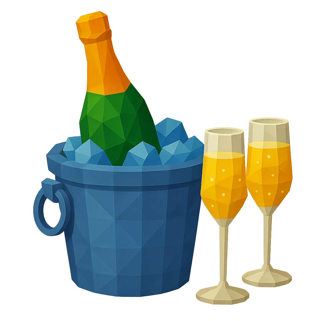 champagne in bucket