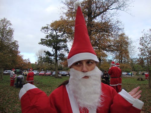 Santa Run Pointy Hat 1 Santa Run Pointy Hat 1