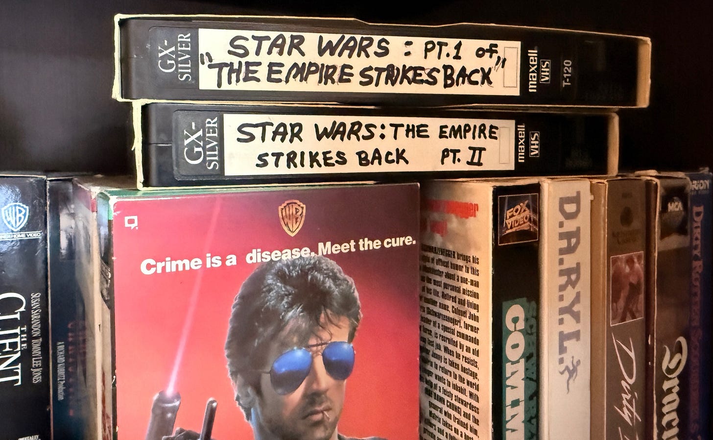 Empire Strikes Back Spine Label VHS | Nostalgia Nation
