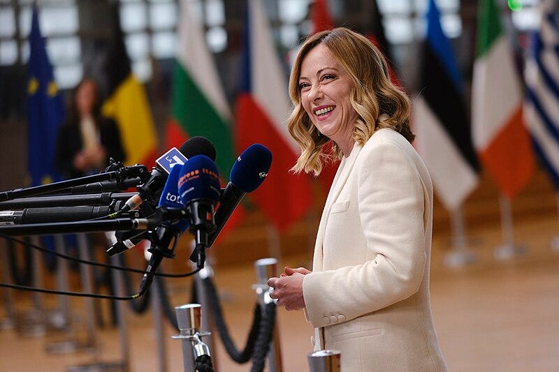 File:Giorgia Meloni at the Special European Council - 2024.jpg File:Giorgia Meloni at the Special European Council - 2024.jpg