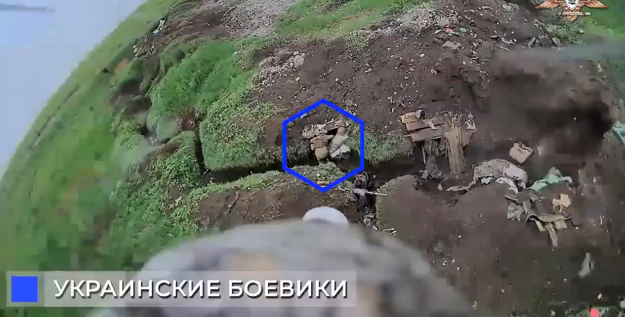 The work of kamikaze drones of the 9th brigade