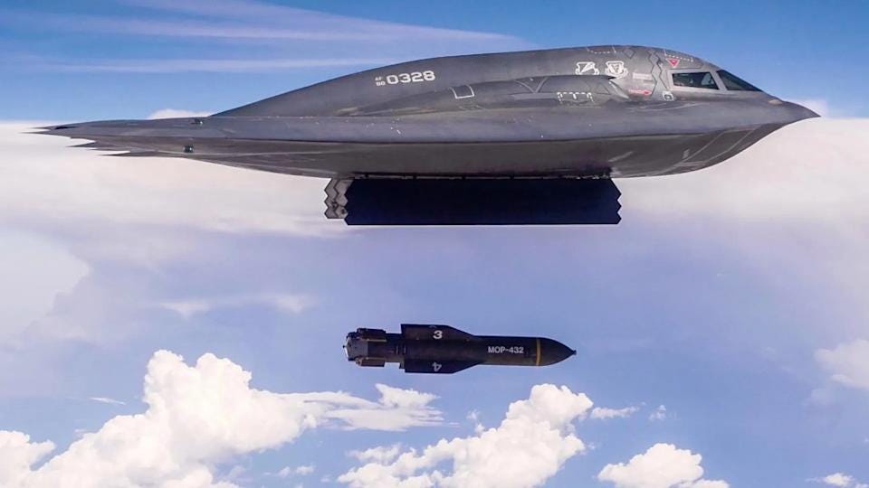 B-2 Stealth Bombers Deployed To Diego Garcia Have Been Striking Targets In  Yemen