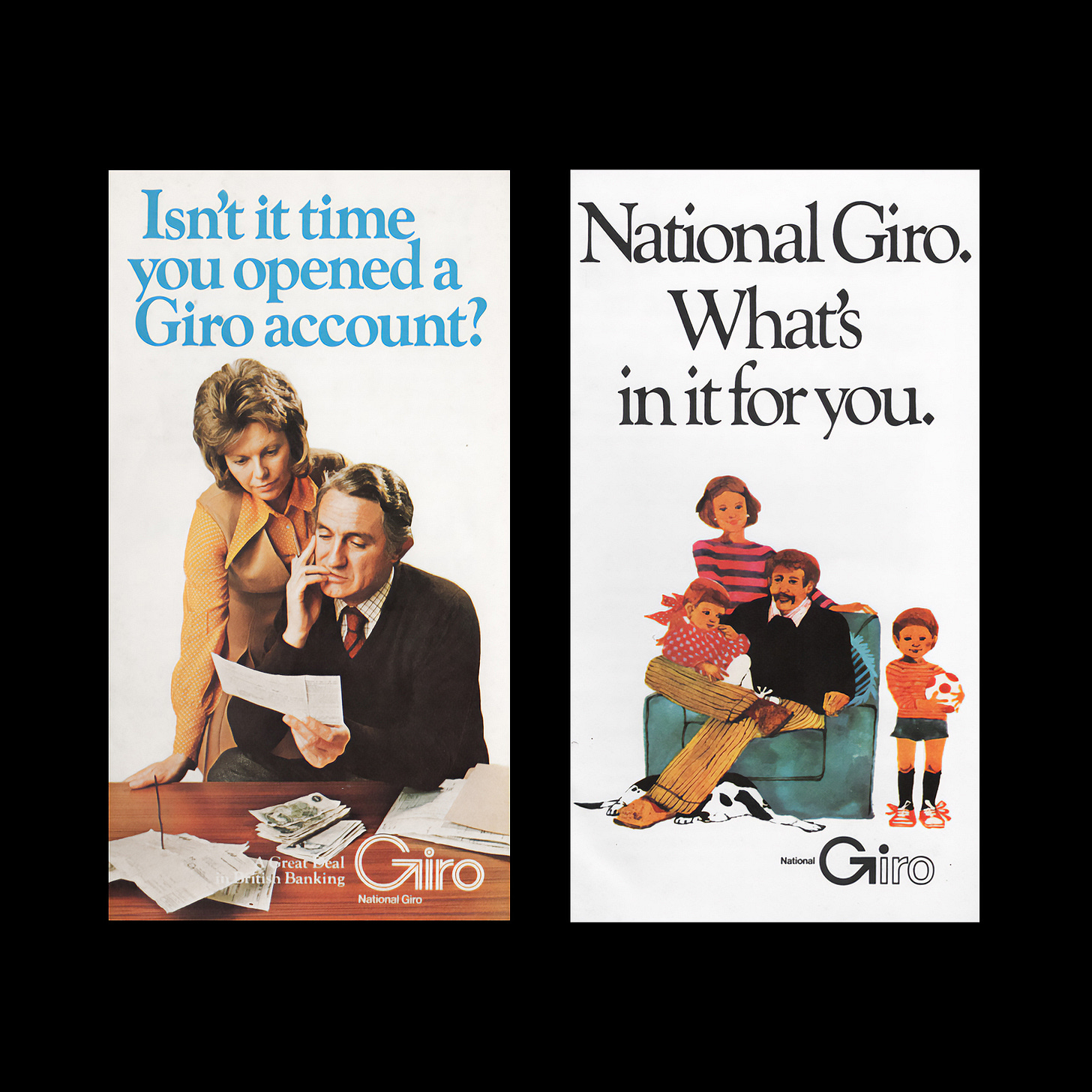 FHK Henrion's 1969 logo for National Giro