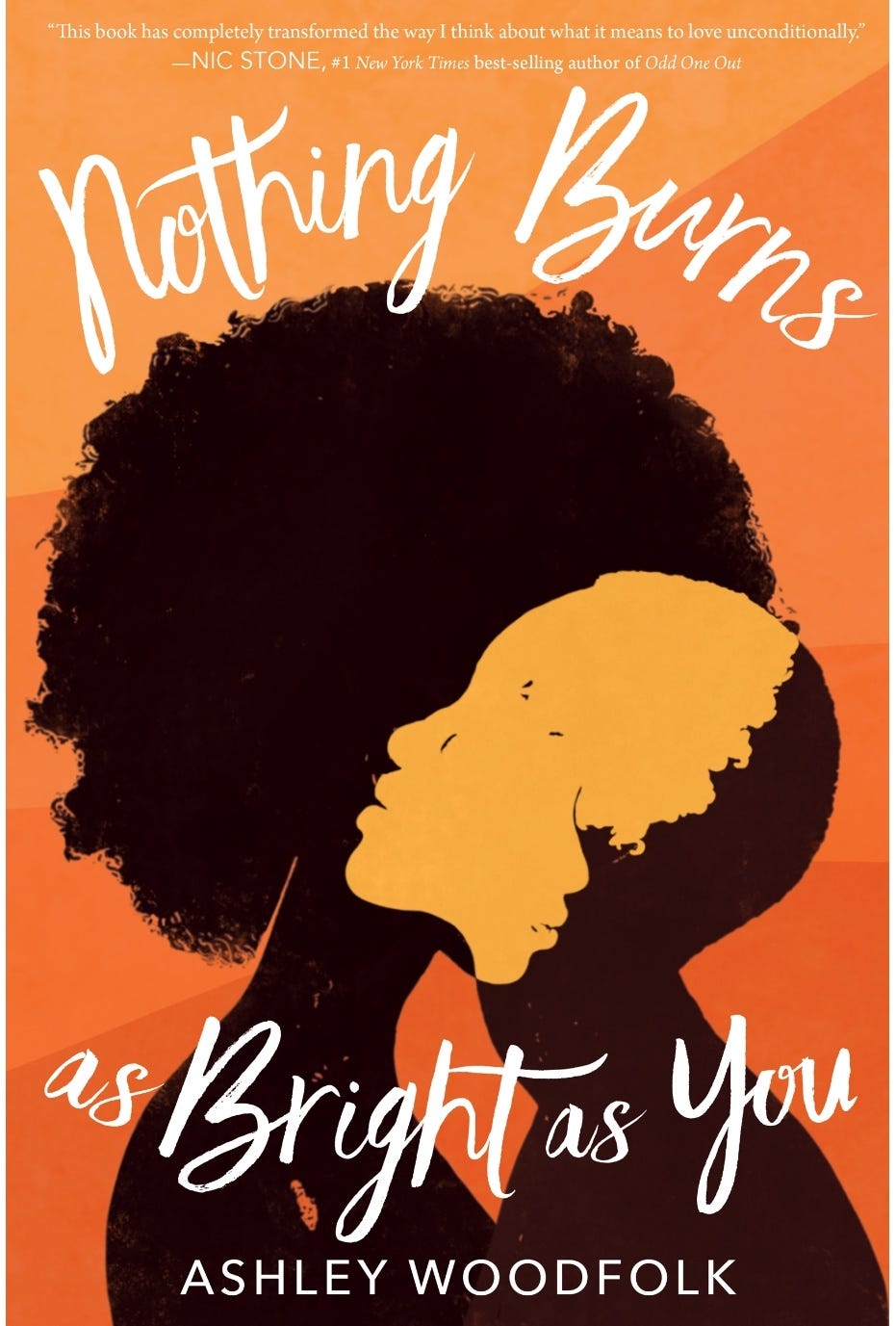 Nothing Burns as Bright as You book cover.