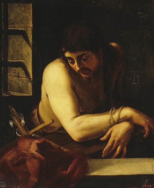 File:Juan Fernández de Navarrete - St John the Baptist in the Prison - WGA16467.jpg