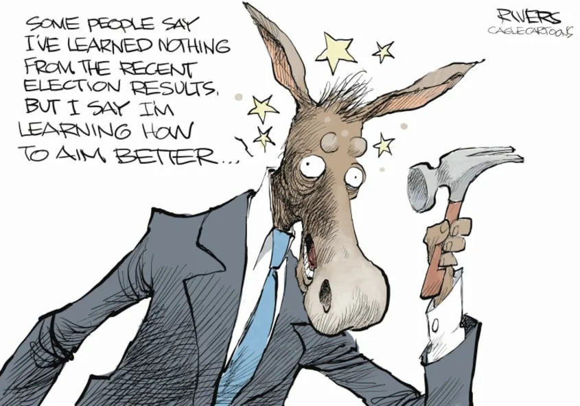 7 brutally funny cartoons about Democrats' disastrous Election Day