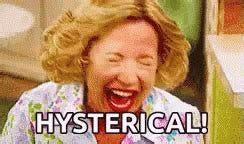 Hysterical Laughing Debra Jo Rupp GIF | GIFDB.com