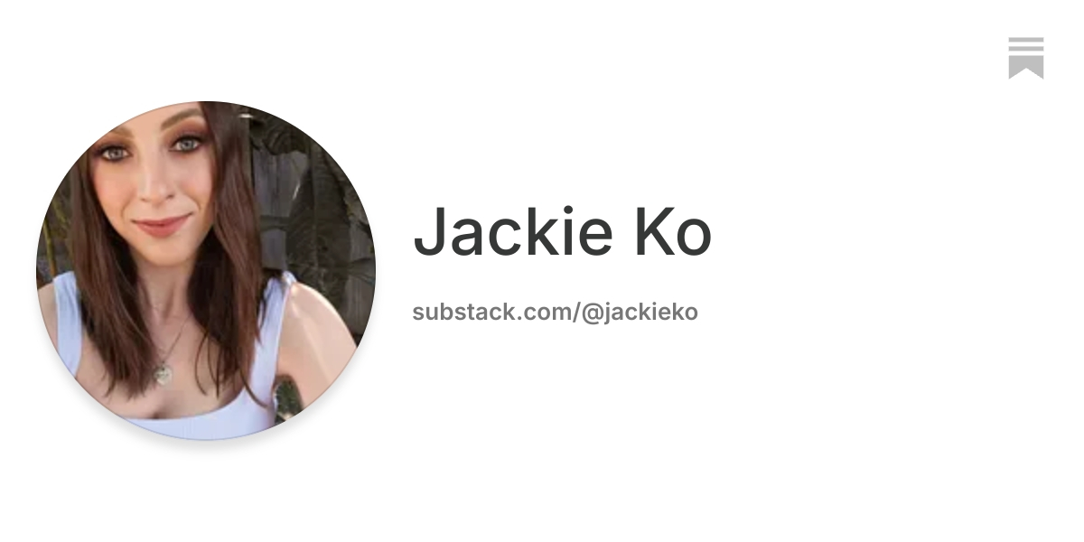 Jackie Ko | Substack