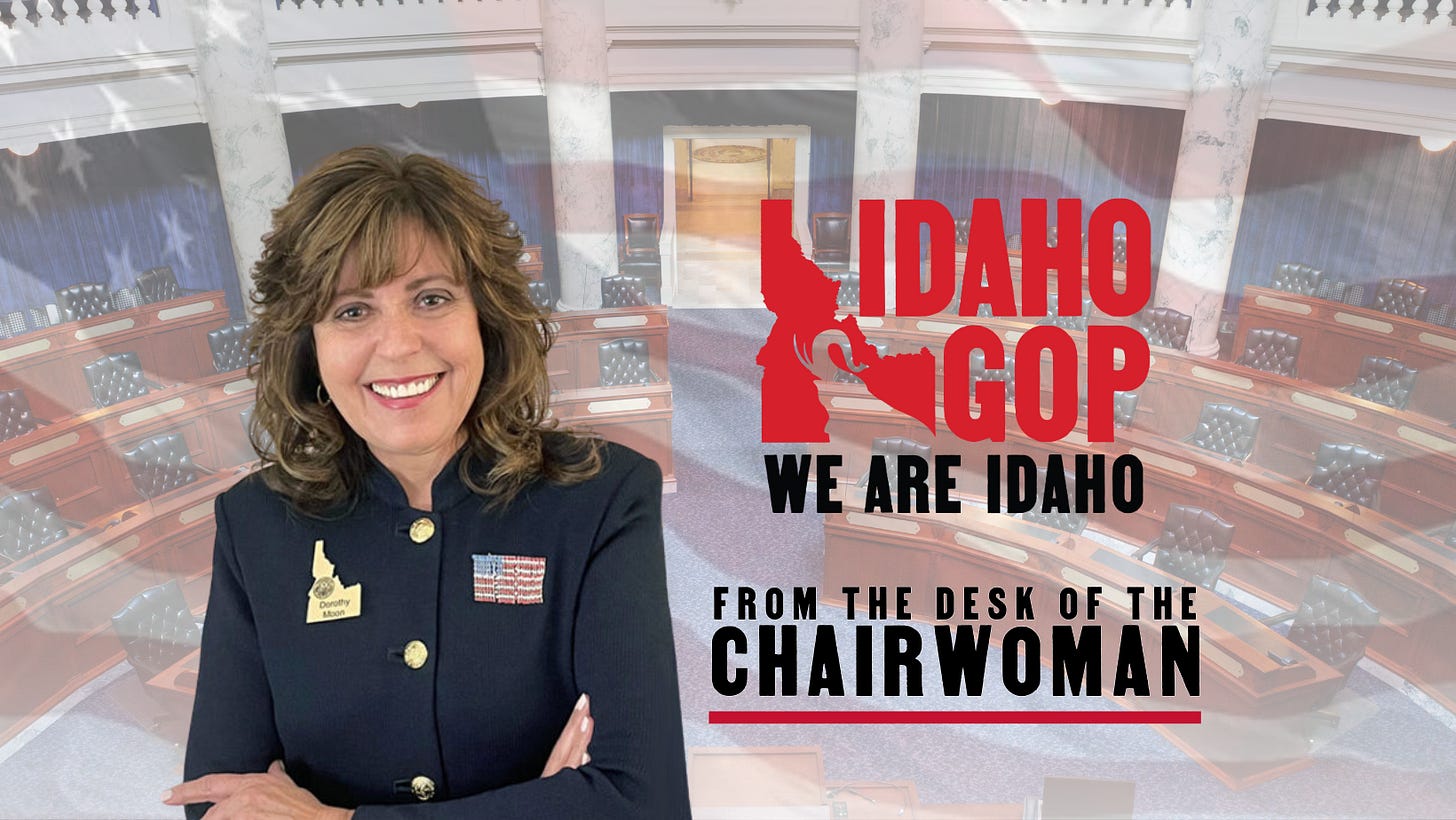 Op-Eds: By Dorothy Moon, IDGOP Chairwoman Op-Eds: By Dorothy Moon, IDGOP Chairwoman