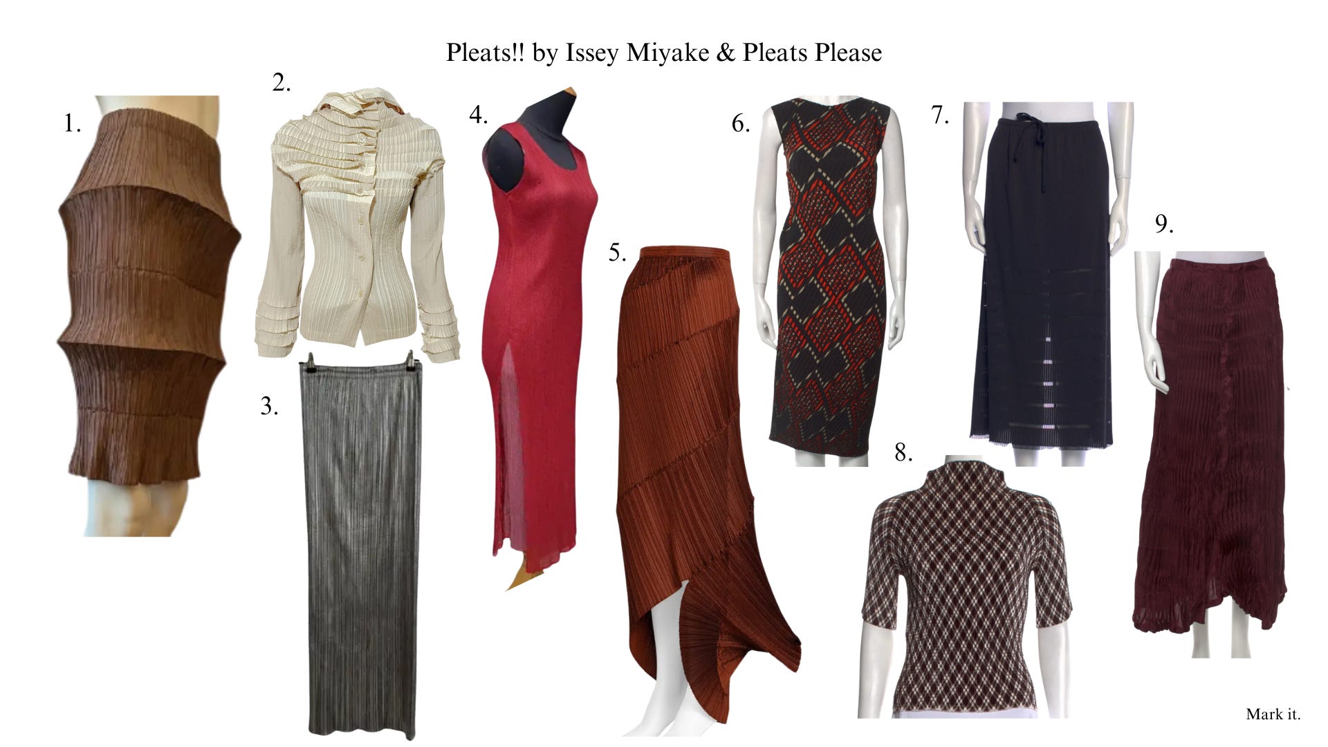 Pleats (please)!! - by Elissa Markowitz
