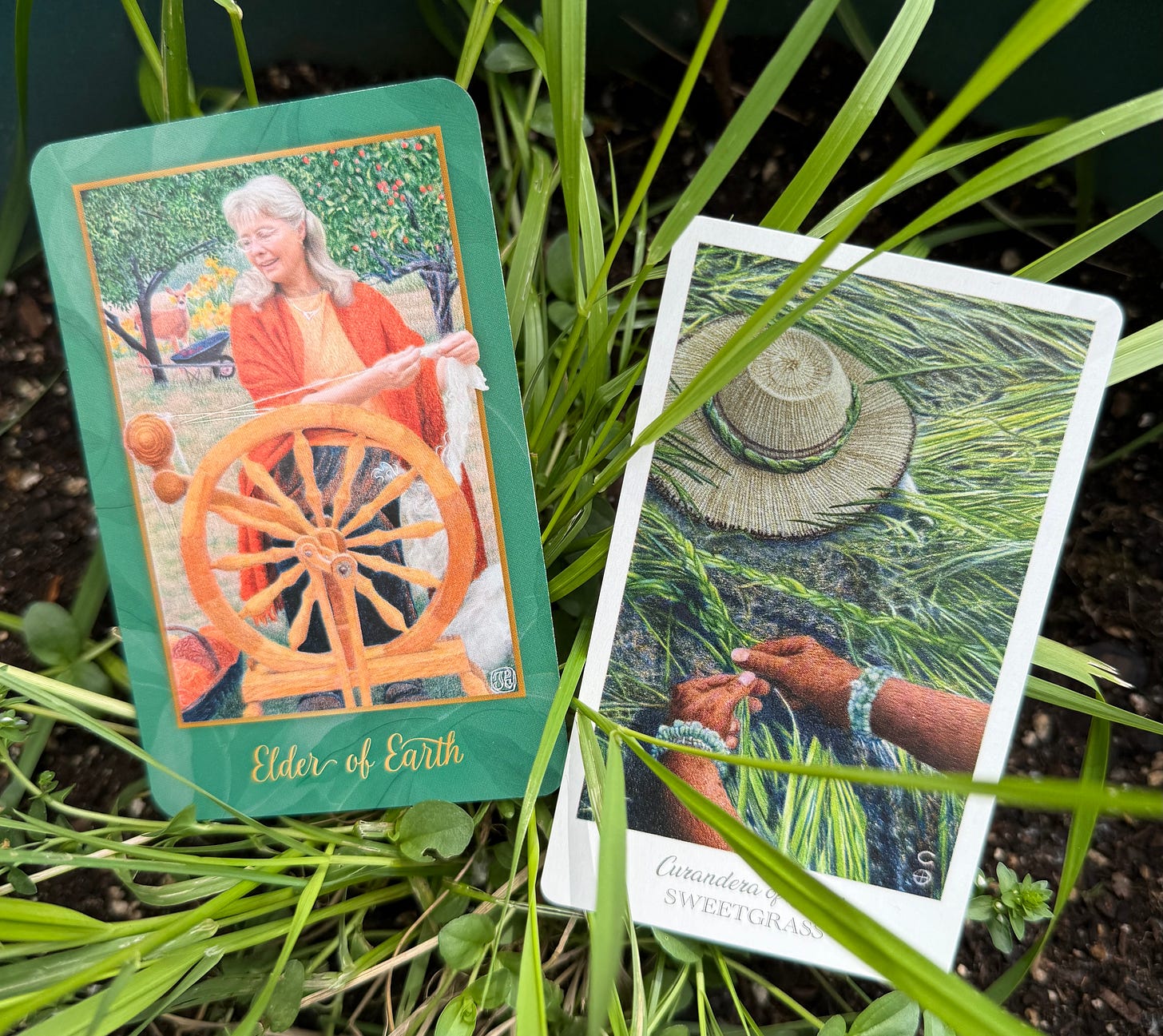 Elder of Earth, Curandera of Earth, Sweetgrass Elder of Earth, Curandera of Earth, Sweetgrass