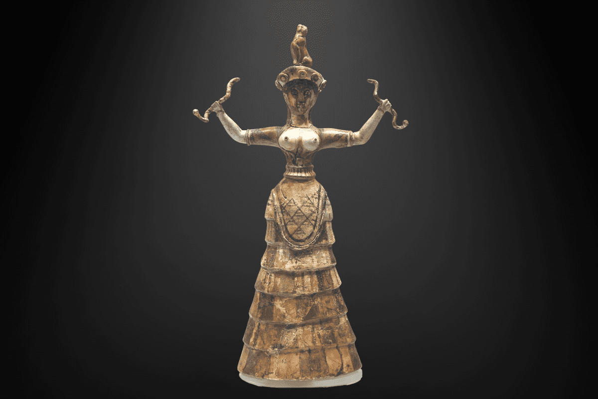 The beautiful Minoan Snake Goddess, an introduction