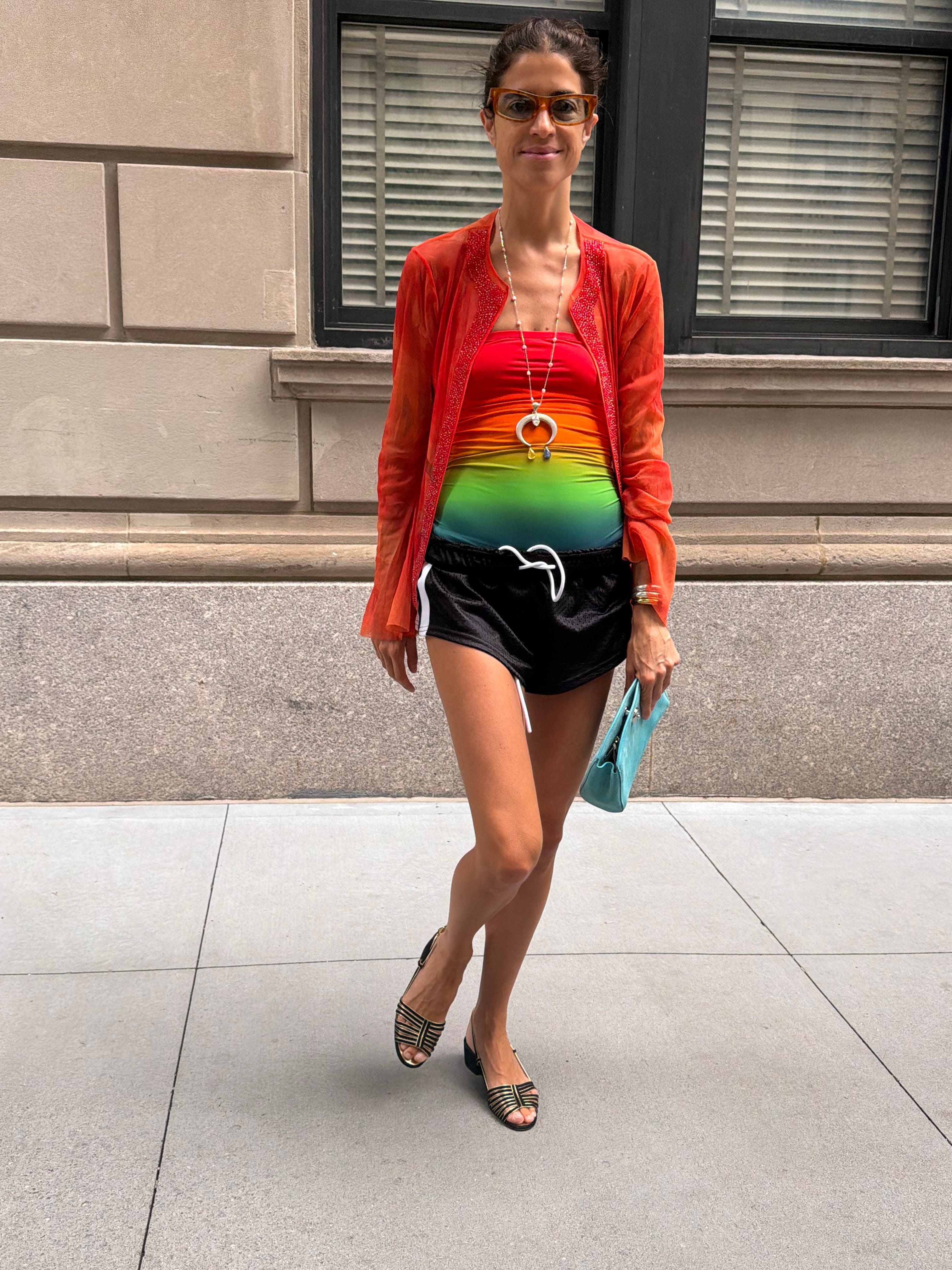 leandramcohen.substack.com - Leandra Medine Cohen - Fancy tops and teeny, tiny fitness shorts