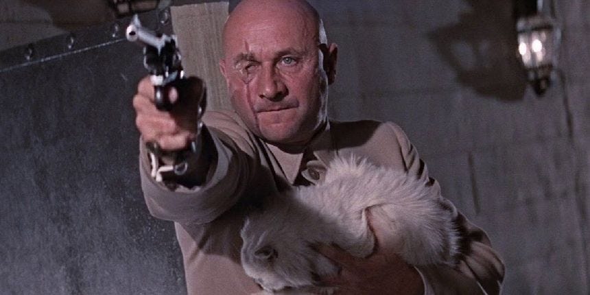 Blofeld Shoots At Bond In You Only Live Twice