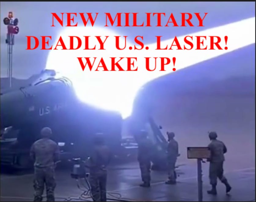 SHOCKING NEW MILITARY LASER EXPOSED!