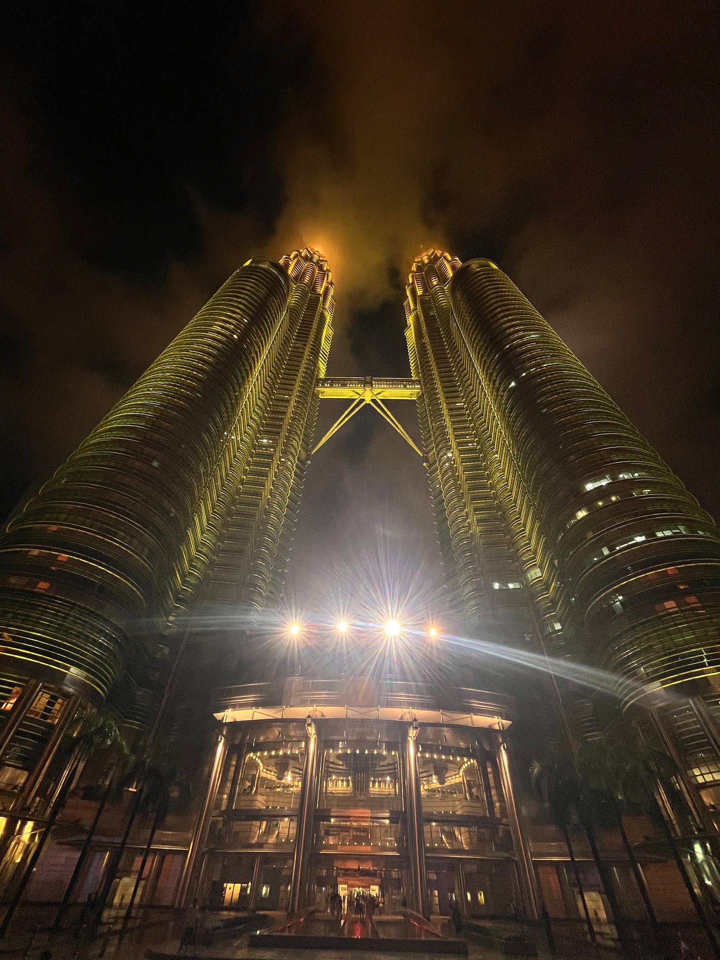 Petronas Twin Towers View from Outside