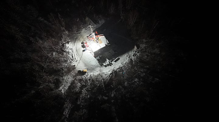 Pictures of the Drill Rig