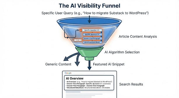 The AI Visibility Funnel For AI Search Answers