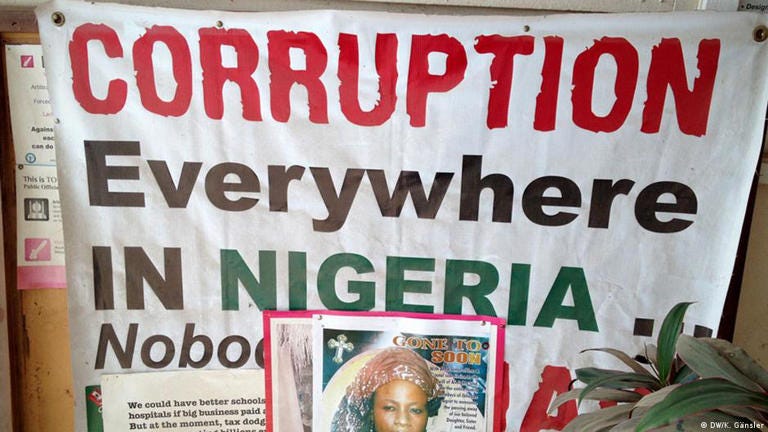 President Buhari promised to fight corruption in Nigeria