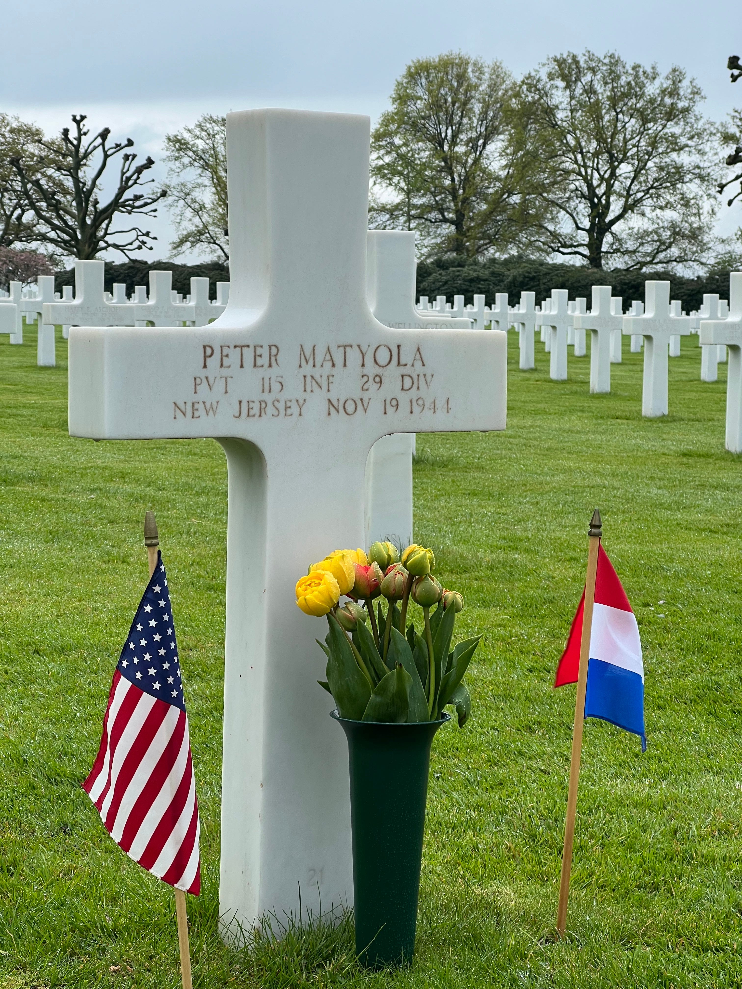 Remembering at the Netherlands American Cemetery