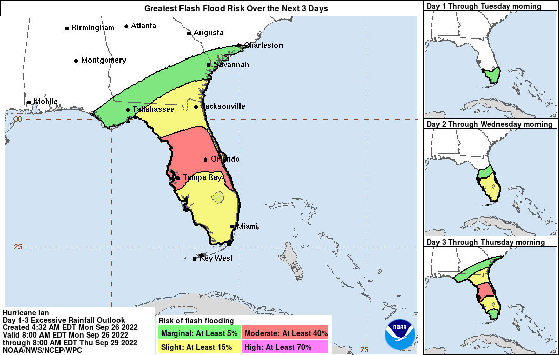 [Image of WPC Flash Flooding/Excessive Rainfall Outlook]