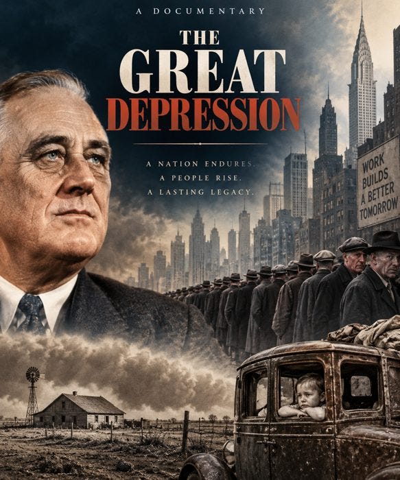 The Great Depression — A Documentary poster