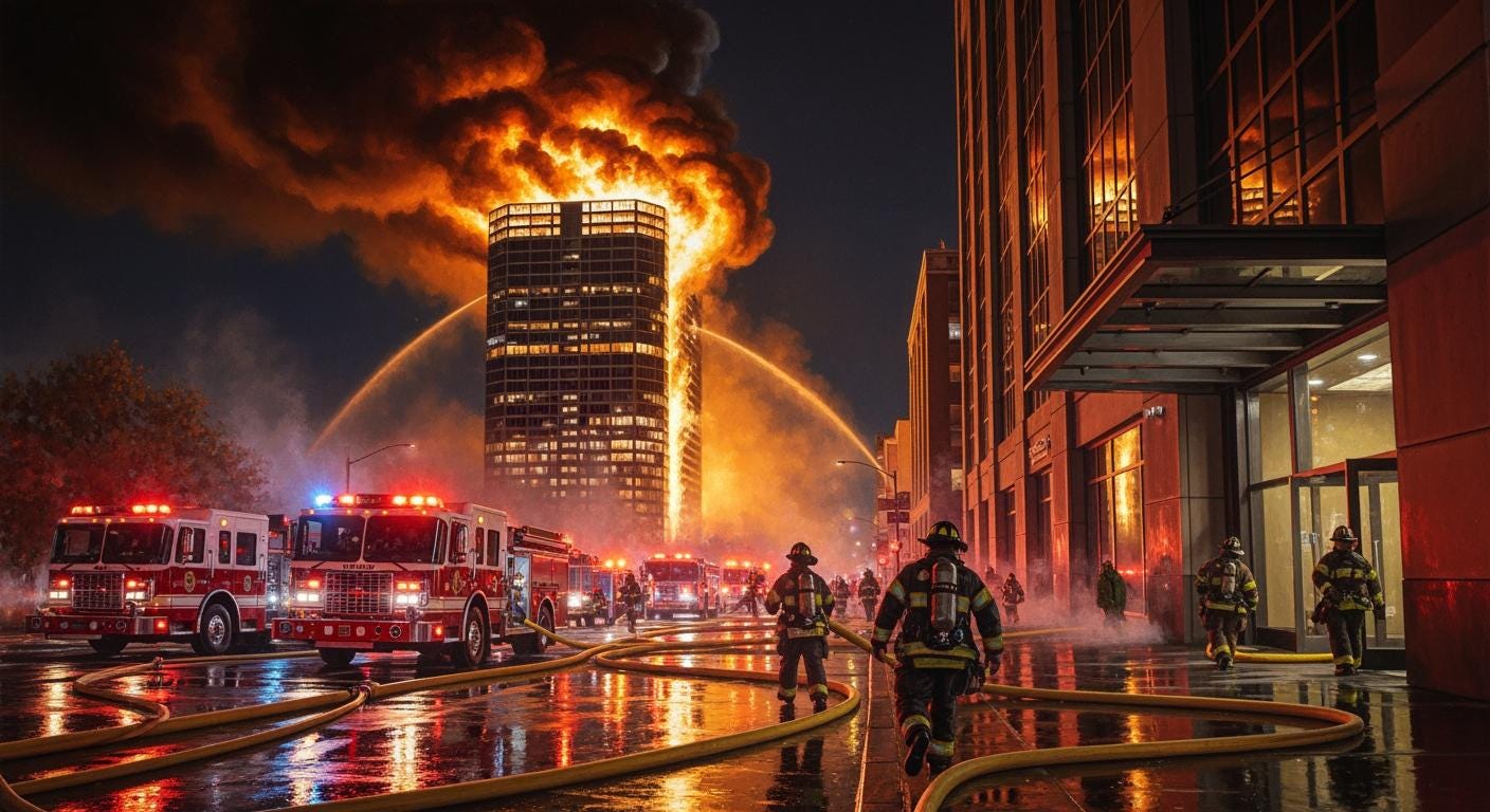 First responders arriving