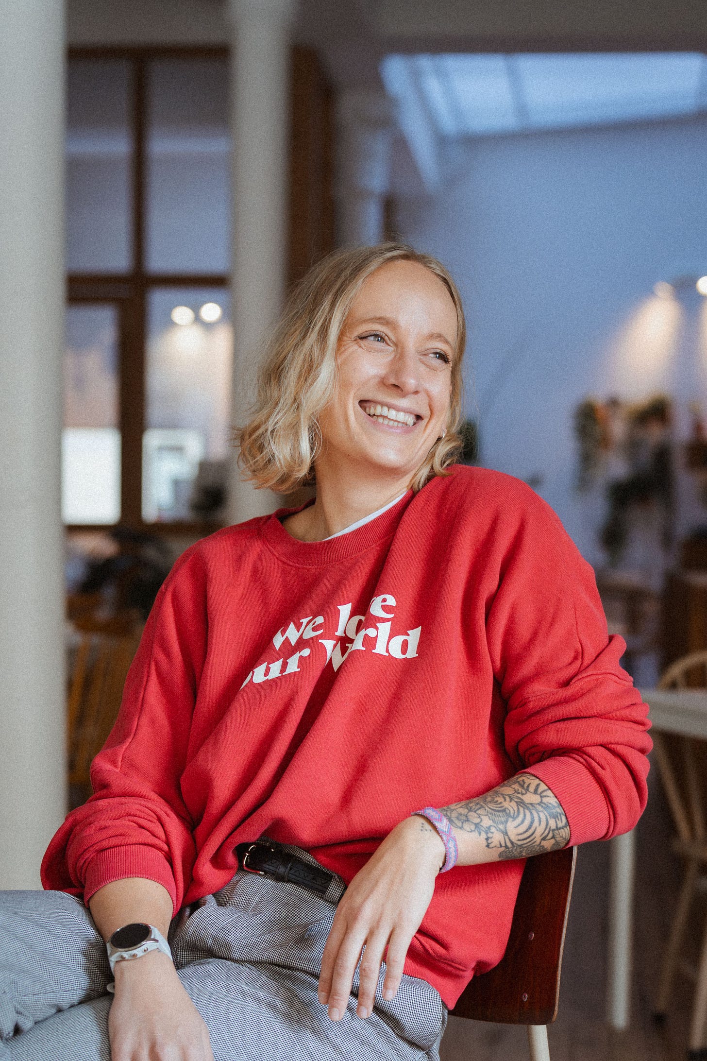 photo Anaïs Baumgarten, souriante