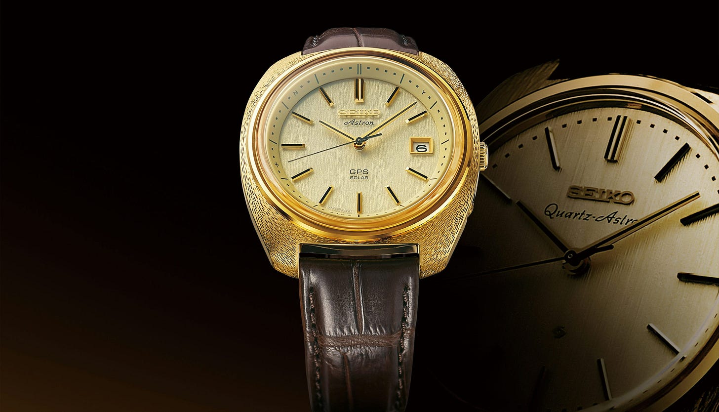 Introducing: The 1969 Quartz Astron 50th Anniversary Limited Edition -  Hodinkee