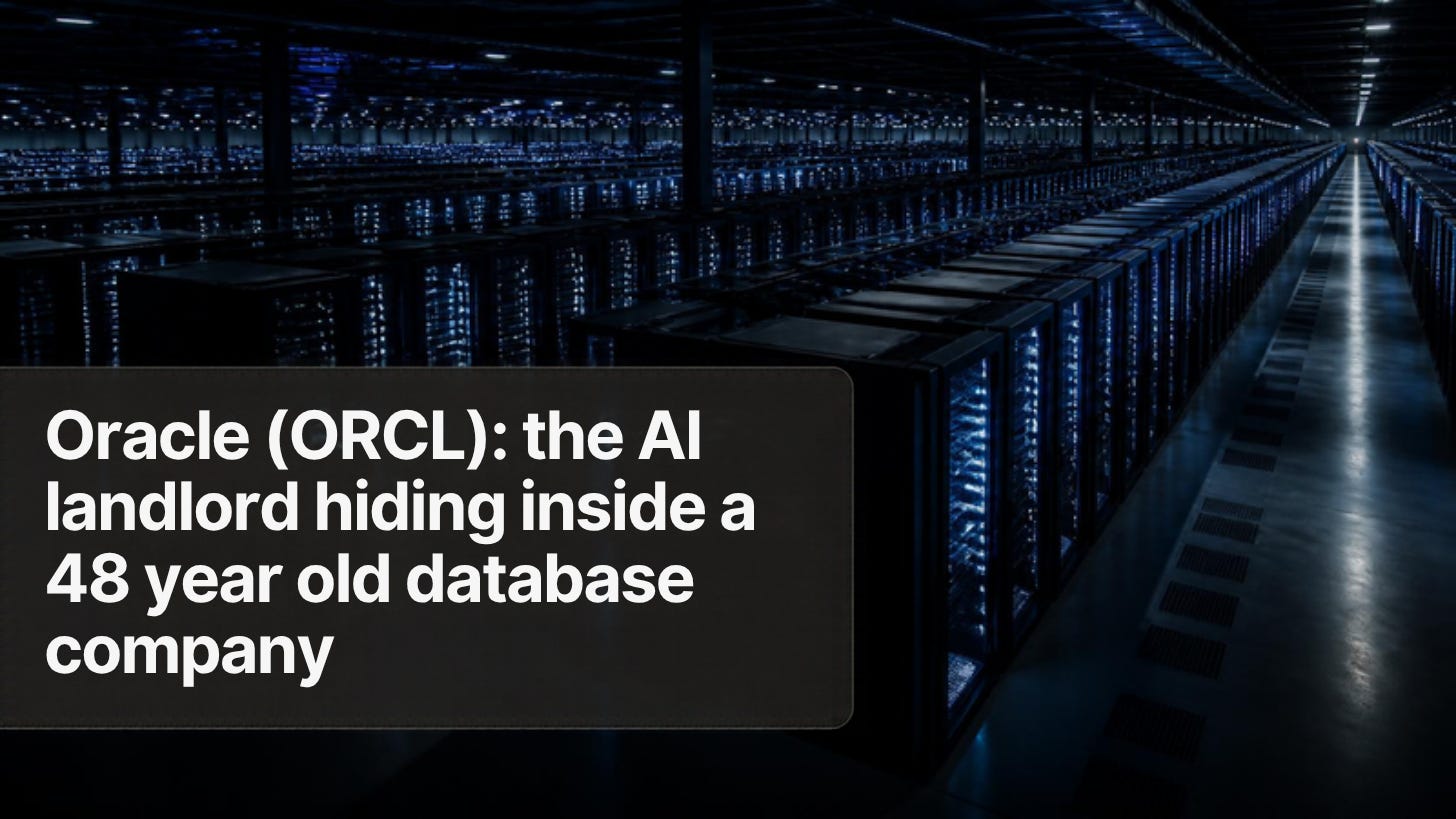 Oracle (ORCL): the AI landlord hiding inside a 48 year old database company Oracle (ORCL): the AI landlord hiding inside a 48 year old database company