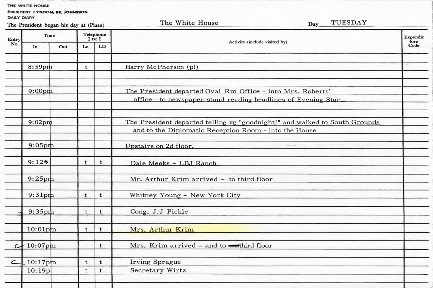 The cover-up begins: While USS Liberty survivors were still in trauma wards, Mathilde Krim walked into the White House.