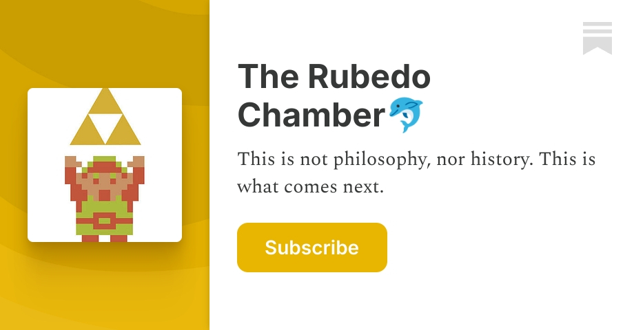 The Rubedo Chamber🐬 | Aspiring Vitruvian | Substack