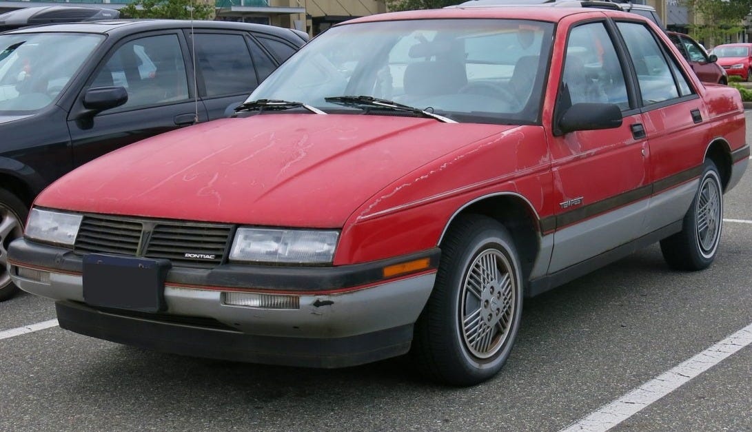 COAL: 1990 Pontiac Tempest - A Corsica In Disguise - Curbside Classic