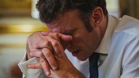 Troubled Macron / Sad Macron | Know Your Meme