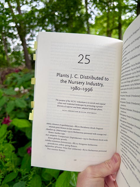A few of Raulston's horticultural lectures that are included in the book.