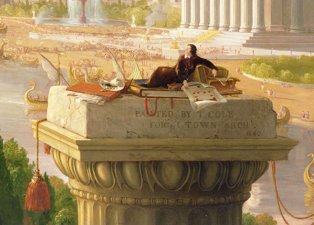 The Architect's Dream by Thomas Cole | DailyArt Magazine