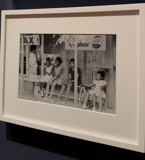 Photos of visit to They Getty museum and the Photography and the Black Arts Movement, 1955–1985 exhibition
