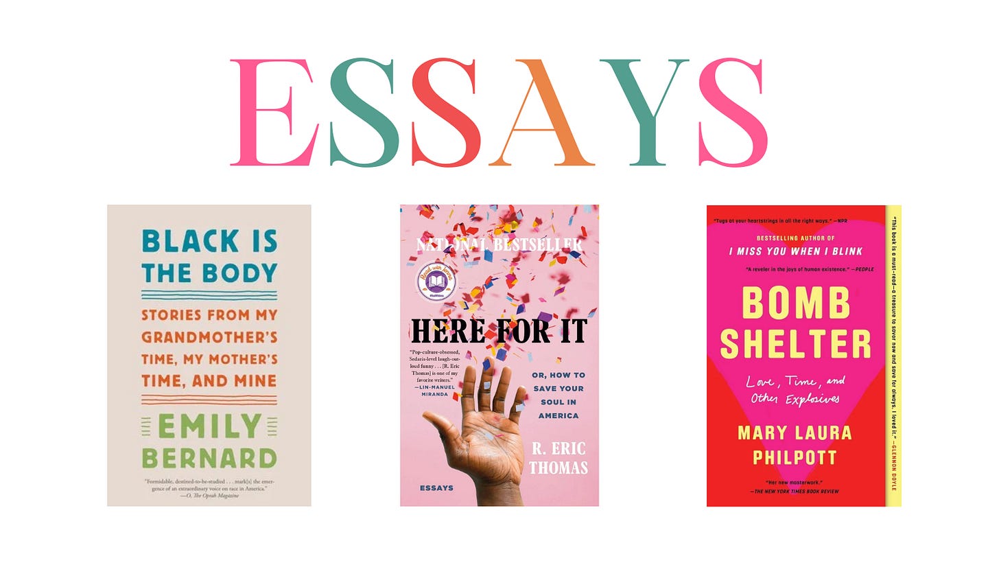 Three essay collections I would read again
